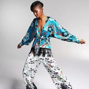 Misa Hylton for INC beaded fringed jacket